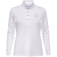 Camisa de competición de manga larga Starlight Blanco