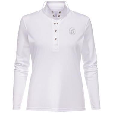 Camisa de competición de manga larga Starlight Blanco