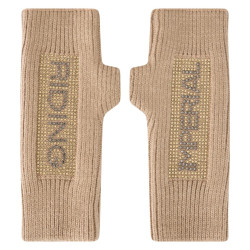 Guantes de niña de diamantes de montar imperiales