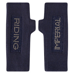Guantes de niña de diamantes de montar imperiales Azul marino