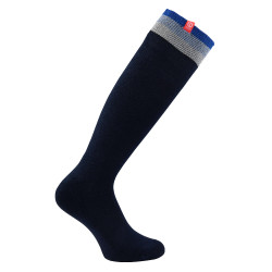 Equitación imperial Quiero ir Calcetines Azul Metálico