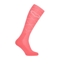 Calcetines de corazón imperial de equitación imperial Knockout rose Rosa