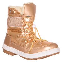 Botas de invierno del Paseo de la fama de la equitación imperial Oro rosa Negro