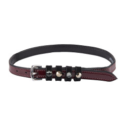 Correas de espuelas de cuero Imperial Riding Pardouz Burdeos barnizado