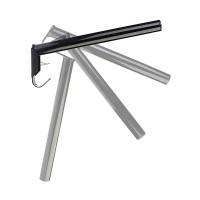 Portasilla pared fijo plegable Horze Negro