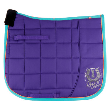 Mantilla Imperial Riding Time to Shine DR Púrpura Real / Verde Jade Violeta