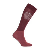 Calcetín de polo Favouritas Winter HV Baya oscura Rojo