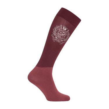 Calcetín de polo Favouritas Winter HV Baya oscura Rojo