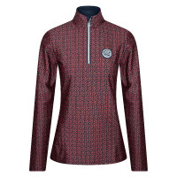 Top HV Polo Yule Rojo profundo
