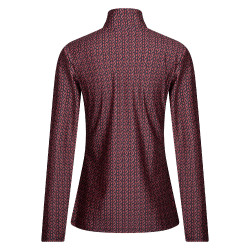 Top HV Polo Yule Rojo profundo