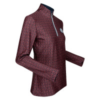 Top HV Polo Yule Rojo profundo