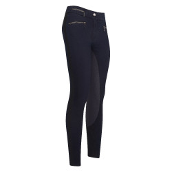 Pantalón de montar de mezclilla Euro-Star Onyx con agarre completo