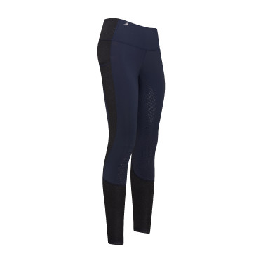 Leggings de equitación Euro-Star Breez FullGrip Azúl marino / azúl marino