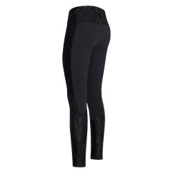 Leggings de equitación Euro-Star Breez FullGrip Negro / camuflaje