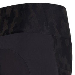 Leggings de equitación Euro-Star Breez FullGrip Negro / camuflaje