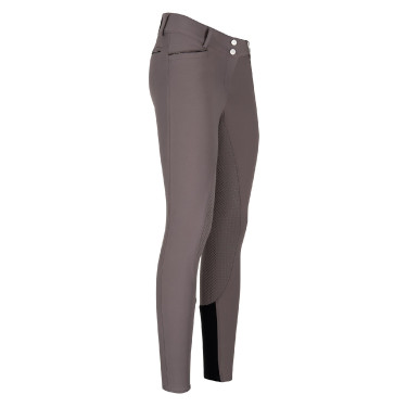 Pantalón de montar Euro-Star Arielle FullGrip Gris pardo Marrón