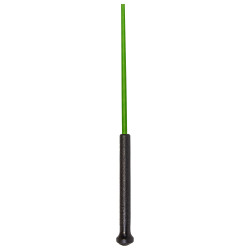 Fusta de equitación Imperial Riding económica de nylon con mango de goma Neón verde