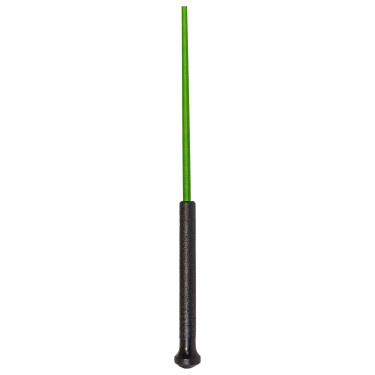 Fusta de equitación Imperial Riding económica de nylon con mango de goma Neón verde