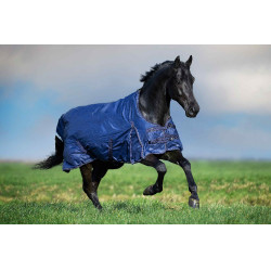 Manta de paddock Imperial Riding Super-dry 400gr Azul marino Manta de paddock Imperial Riding Super-dry 400gr Azul marino