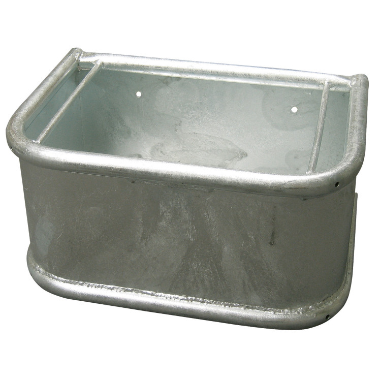 Comedero rectangular galvanizado Kerbl Comedero rectangular galvanizado Kerbl