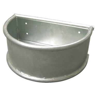 Comedero semi redonda galvanizado Kerbl