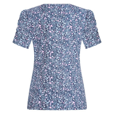 Camiseta Imperial Riding Strike Flower Pose Marina AOP Azul