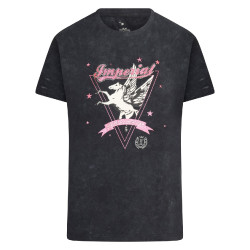 Camiseta Flor de montar imperial Negro
