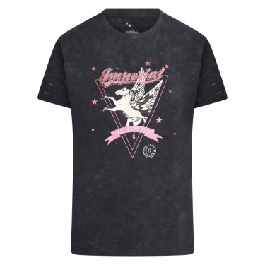 Camiseta Flor de montar imperial Negro Camiseta Flor de montar imperial Negro