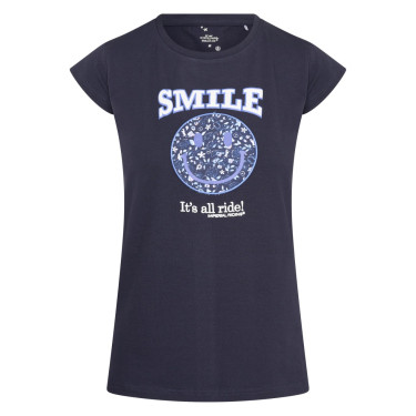 Camiseta Imperial Riding Smiley Flores