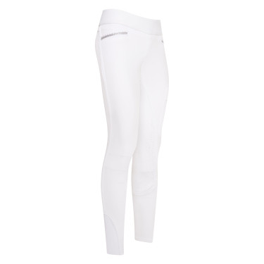 Leggings de equitación Imperial Riding El Capone FullGrip Blanco