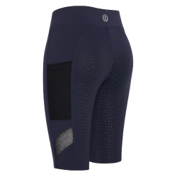 Leggings cortos Imperial Riding Swim and Ride Fullgrip Azul marino