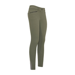 Pantalón de montar Imperial Riding El Capone cintura alta FullGrip Ejército Kaki