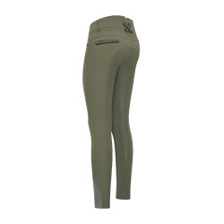 Pantalón de montar Imperial Riding El Capone cintura alta FullGrip Ejército Kaki