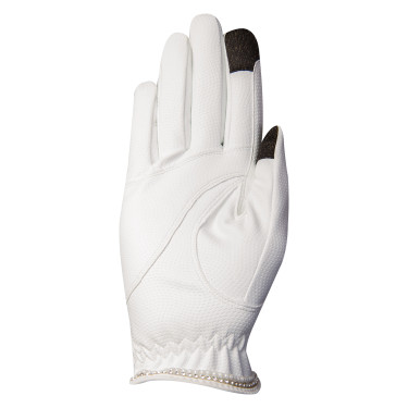 Guantes imperiales de Loraine para montar Blanco