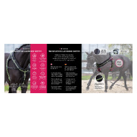 Cinchuelo de trabajo Imperial Riding Nova Negro / reflectante