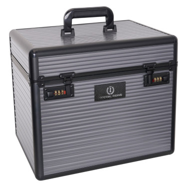 Caja de Aseo Imperial Riding Shiny Classic Gris oscuro