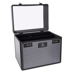 Caja de Aseo Imperial Riding Shiny Classic Gris oscuro