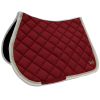 Alfombra CSO Fontainebleau T de T Burdeos / blanco