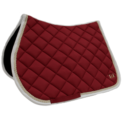 Alfombra CSO Fontainebleau T de T Burdeos / blanco