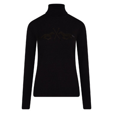 Jersey de cuello alto de punto HV Polo Maud