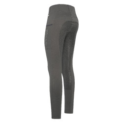 Leggings de equitación HV Polo Luci FullGrip Castor gris Verde