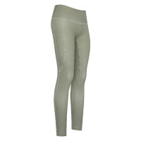Leggings de equitación HV Polo Sporty Sue FullGrip Aceite verde