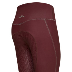 Leggings de equitación HV Polo Sporty Sue FullGrip Baya oscura Rojo Leggings de equitación HV Polo Sporty Sue FullGrip Baya oscura Rojo