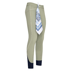 Pantalón de montar HV Polo Catatrina FullGrip Aceite verde