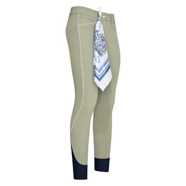 Pantalón de montar HV Polo Catatrina FullGrip Aceite verde