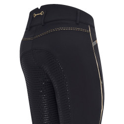 Pantalón de montar HV Polo Cecile FullGrip Negro Pantalón de montar HV Polo Cecile FullGrip Negro