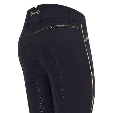 Pantalón de montar HV Polo Cecile FullGrip Negro Pantalón de montar HV Polo Cecile FullGrip Negro