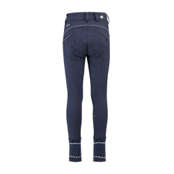 Pantalones de montar para niños HV Polo James FullGrip Azul marino