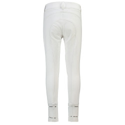 Pantalón de montar HV Polo June Niñas FullGrip Blanco