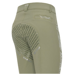 Pantalón de montar HV Polo Marijn Palm Springs FullGrip Aceite verde